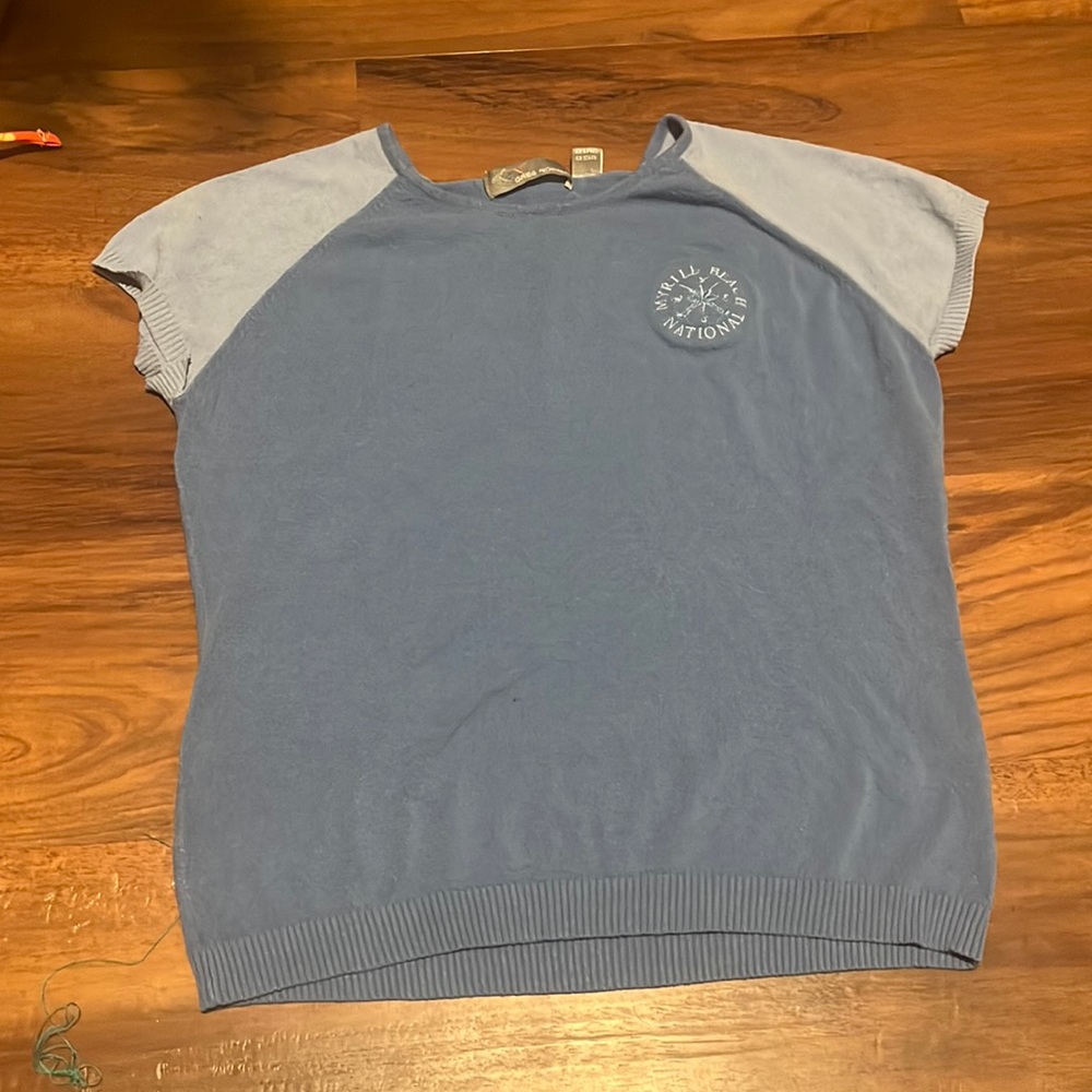 Blue beach T-shirt